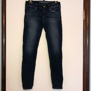 Dark Blue American Eagle Skinny Jeans